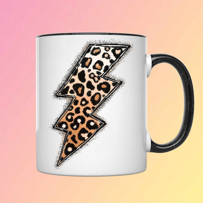 Leopard Print lightning bolt png | Leopard png | Sublimation File|  | Cheetah| Leopard| Design elements
