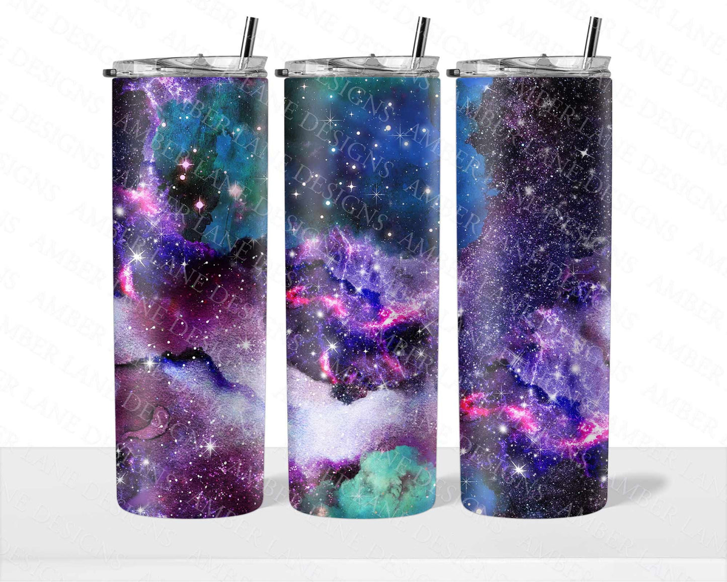 Galaxy tumbler 20oz SKINNY TUMBLER straight wrap 1 jpeg file