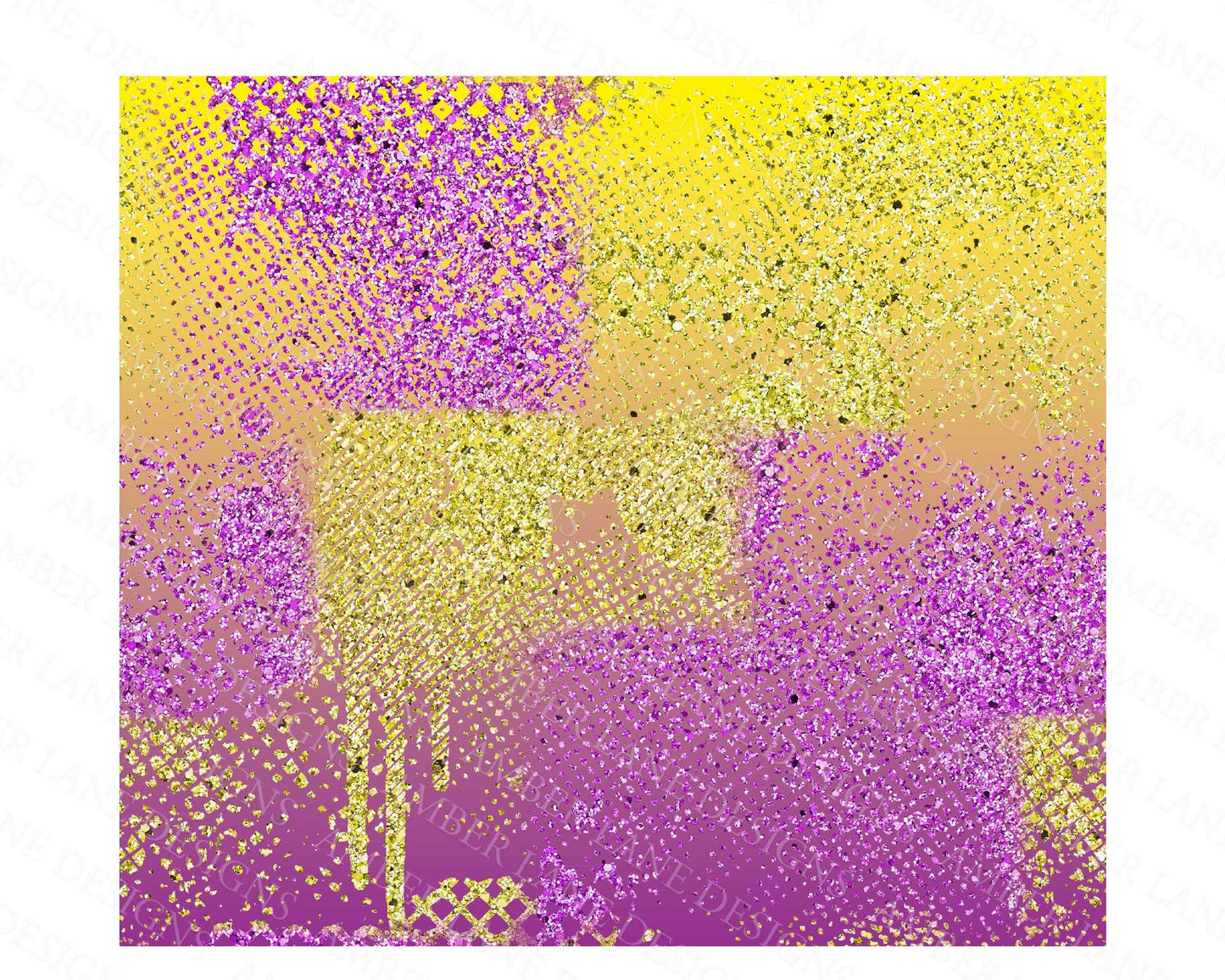 Purple and Gold glitter tumbler 20oz SKINNY TUMBLER straight wrap 1 jpeg file