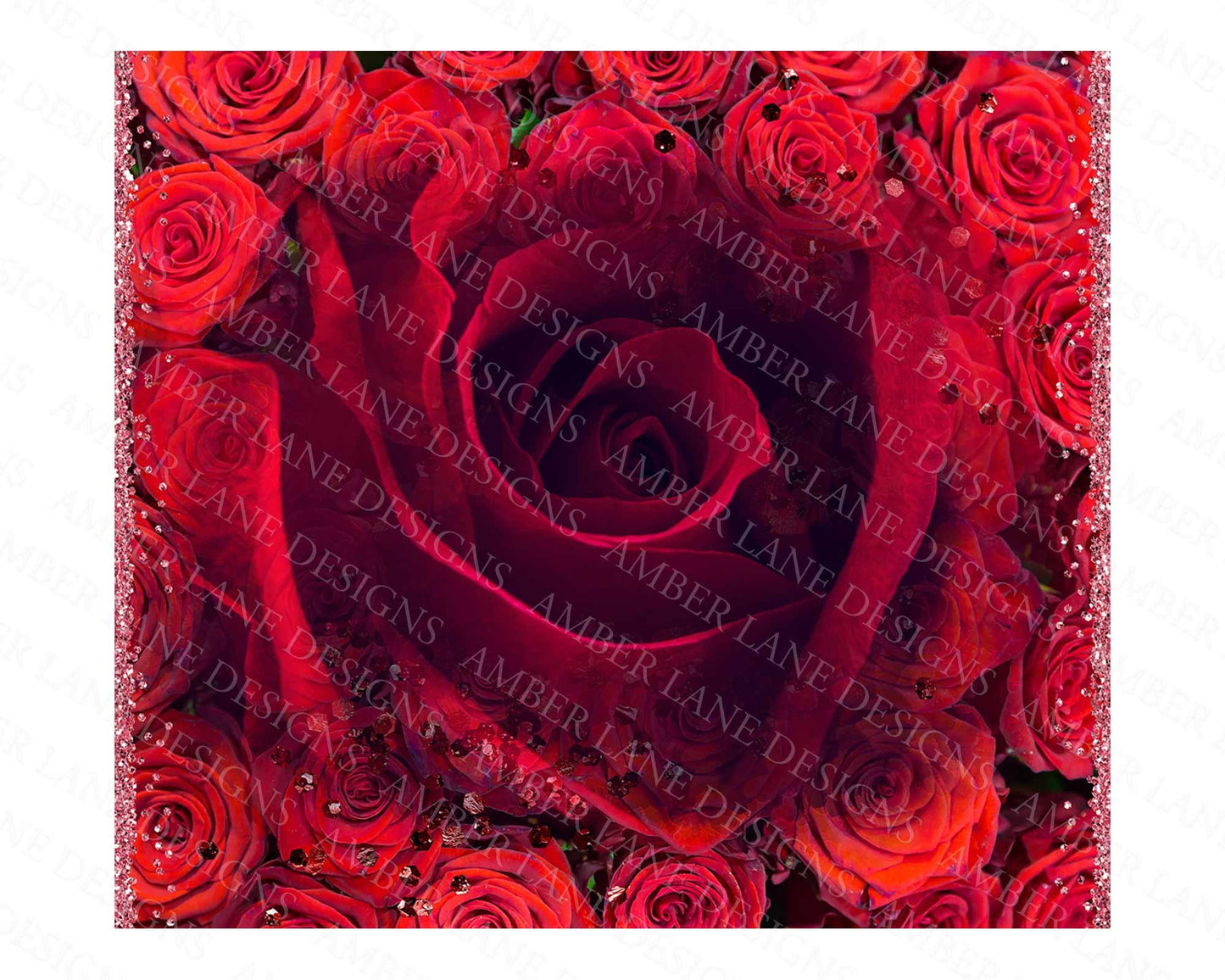 Red Roses 20oz SKINNY TUMBLER straight wrap 3 jpeg files (not seamless)