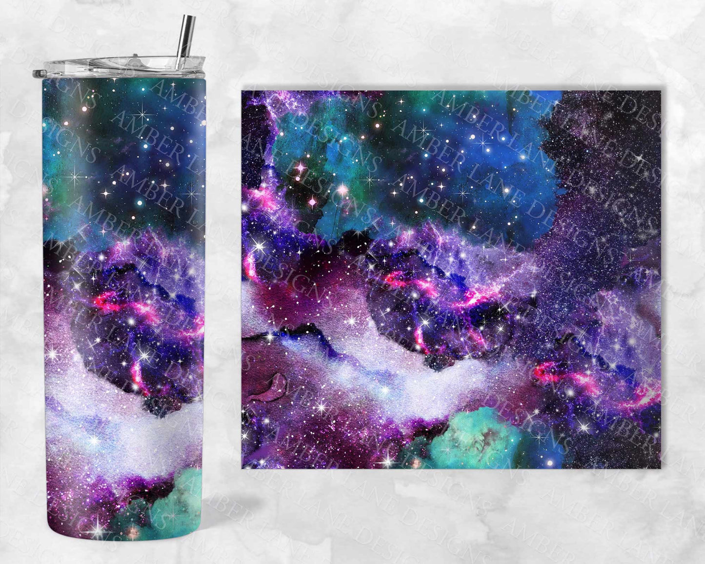 Galaxy tumbler 20oz SKINNY TUMBLER straight wrap 1 jpeg file