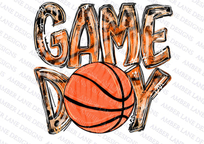 Game Day basketball png file