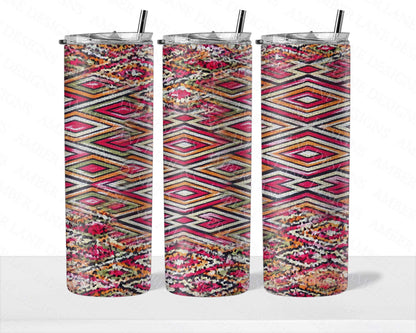 Embroidery 20oz SKINNY TUMBLER straight wrap 2 jpeg files with and without bleach