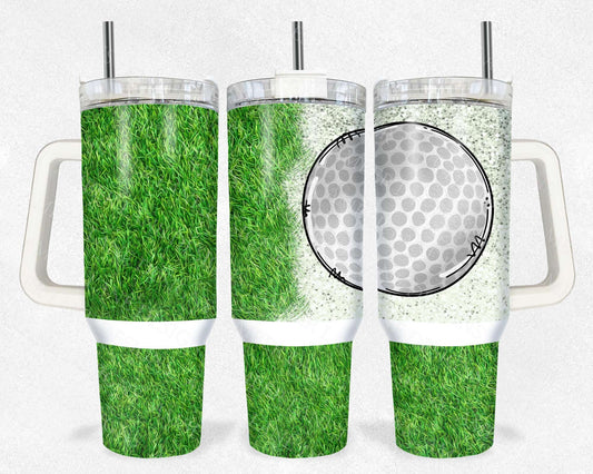 Swing Together, Sip Together: Golf His and Hers 40oz Tumbler Wrap Set
