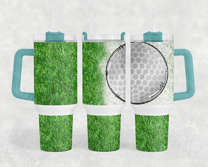 Swing Together, Sip Together: Golf His and Hers 40oz Tumbler Wrap Set