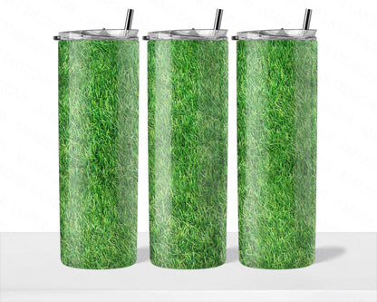 Grass Lawn  20oz SKINNY TUMBLER straight wrap 1 jpeg file