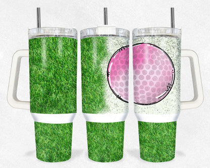 Swing Together, Sip Together: Golf His and Hers 40oz Tumbler Wrap Set