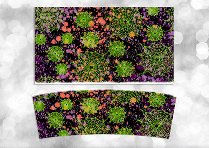 Spider Webs 40oz TUMBLER Two Piece tumbler sublimation wrap png digital files