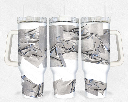 Tape fixed it  40oz TUMBLER Two Piece tumbler sublimation wrap png digital files
