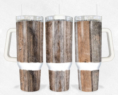 Wood Grain 40oz TUMBLER Two Piece tumbler sublimation wrap png digital files
