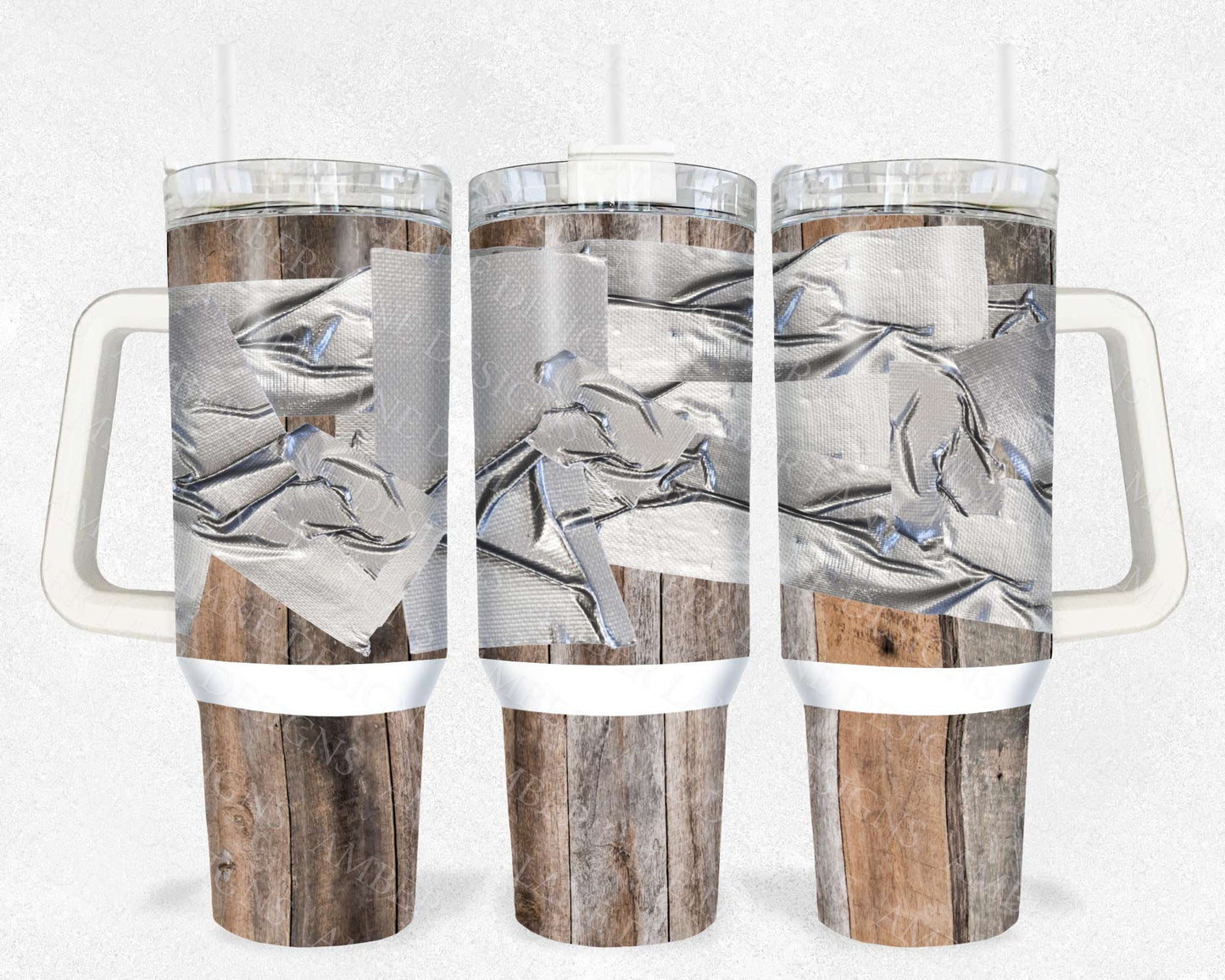 Tape fixed it on wood  40oz TUMBLER Two Piece tumbler sublimation wrap png digital files